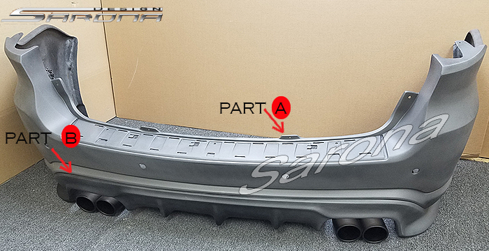2011-2025 Dodge Durango Rear Bumper 2011-2025 Dodge Durango Rear Bumper