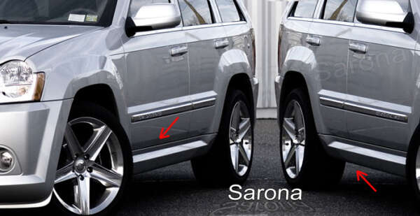 2005-2010 Jeep Grand Cherokee Side Skirts