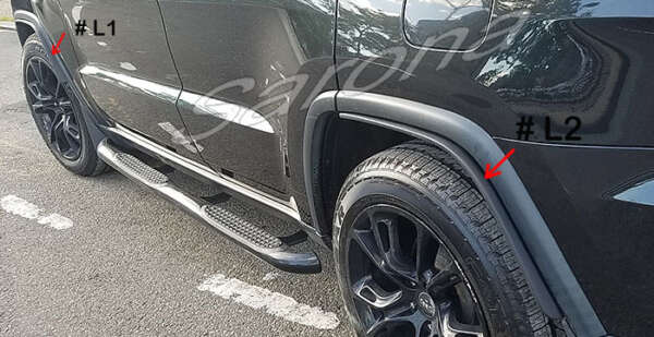 2011-2021 Jeep Grand Cherokee Fender Flares