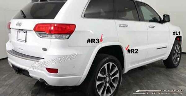 2011-2021 Jeep Grand Cherokee Fender Flares