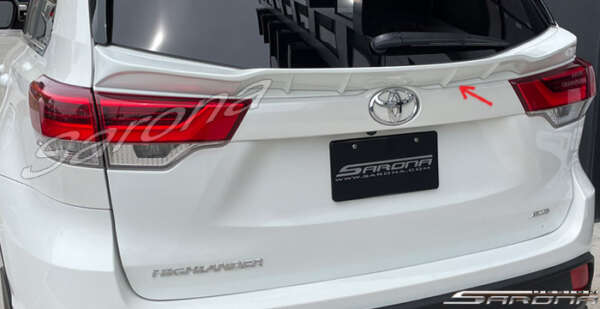 2014-2019 Toyota Highlander Trunk Wing