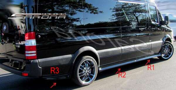 2019-2023 Mercedes-Benz Sprinter Side Skirts