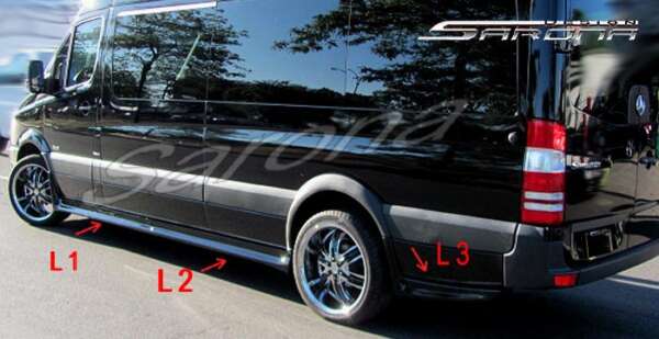 2019-2023 Mercedes-Benz Sprinter Side Skirts