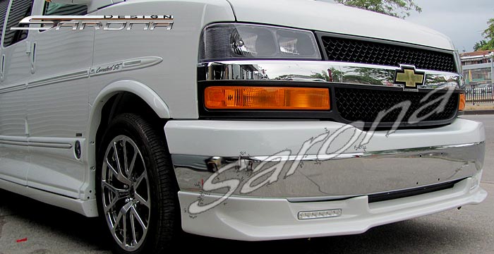 2003-2025 Chevrolet Express Van Front Add-On 2003-2025 Chevrolet Express Van Front Add-On