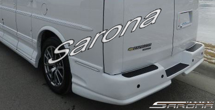 1996-2025 Chevrolet Express Van Rear Bumper 1996-2025 Chevrolet Express Van Rear Bumper