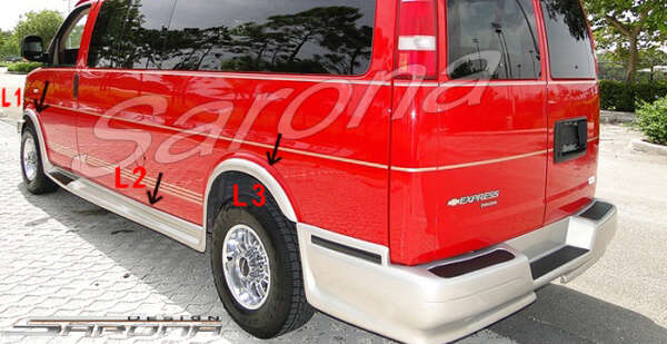 2003-2025 Chevrolet Express Van Running Boards