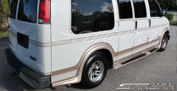 1996-2002 Chevrolet Express Van Running Boards
