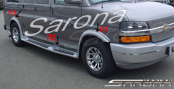2003-2025 Chevrolet Express Van Running Boards