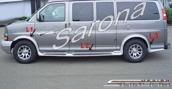 2003-2025 Chevrolet Express Van Running Boards