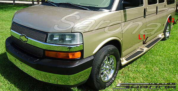 2003-2025 Chevrolet Express Van Running Boards