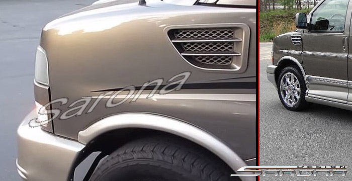 1996-2024 Chevrolet Express Van Side Vents 1996-2024 Chevrolet Express Van Side Vents