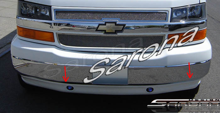 2003-2025 Chevrolet Express Van Front Add-On 2003-2025 Chevrolet Express Van Front Add-On