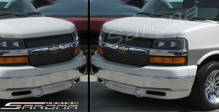 2003-2025 Chevrolet Express Van Front Add-On 2003-2025 Chevrolet Express Van Front Add-On