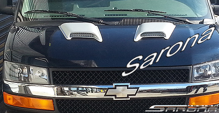 1996-2024 Chevrolet Express Van Hood Scoop 1996-2024 Chevrolet Express Van Hood Scoop