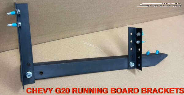 1970-1995 Chevrolet G-Series Van (G10/G20/G30) Running Boards