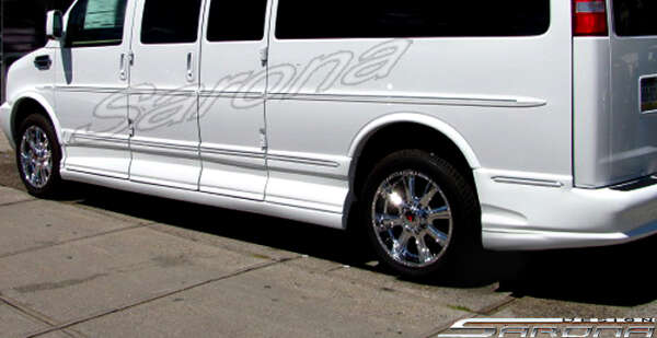 2003-2025 Chevrolet Express Van Side Skirts