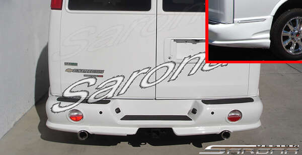 1996-2025 Chevrolet Express Van Rear Bumper