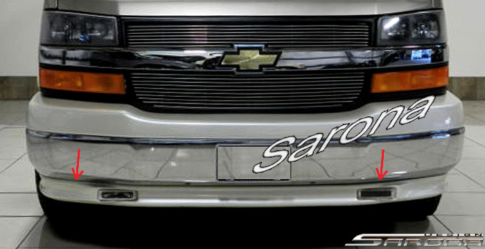 2003-2025 Chevrolet Express Van Front Add-On 2003-2025 Chevrolet Express Van Front Add-On
