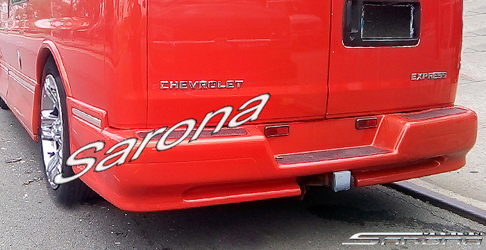 1996-2025 Chevrolet Express Van Rear Bumper 1996-2025 Chevrolet Express Van Rear Bumper