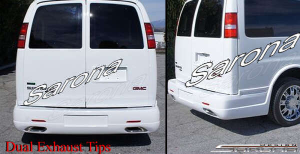 1996-2025 Chevrolet Express Van Rear Bumper