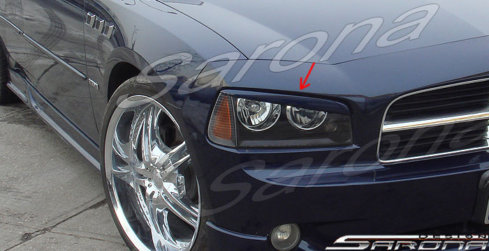 2005-2010 Dodge Charger Eyelids 2005-2010 Dodge Charger Eyelids
