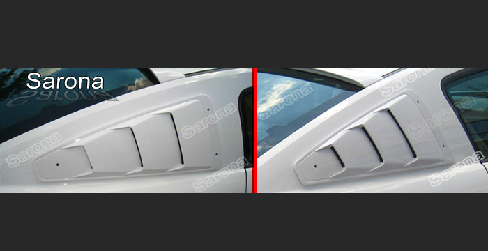 2005-2009 Ford Mustang Side Louvers 2005-2009 Ford Mustang Side Louvers
