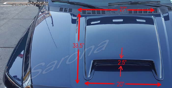 2009-2017 Ford F-350 Hood Scoop 2009-2017 Ford F-350 Hood Scoop