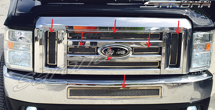 2008-2014 Ford Econoline Van Grill 2008-2014 Ford Econoline Van Grill