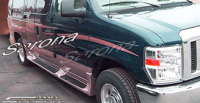 1992-2014 Ford Econoline Van Running Boards 1992-2014 Ford Econoline Van Running Boards