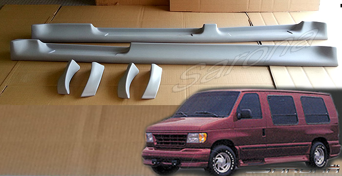 1992-2014 Ford Econoline Van Running Boards 1992-2014 Ford Econoline Van Running Boards