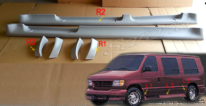 1992-2014 Ford Econoline Van Running Boards 1992-2014 Ford Econoline Van Running Boards