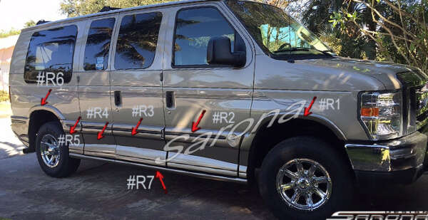 2008-2014 Ford Econoline Van Side Skirts