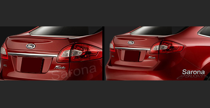 2011-2012 Ford Fiesta Trunk Wing 2011-2012 Ford Fiesta Trunk Wing