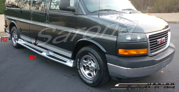 2003-2025 GMC Savanna Van Running Boards