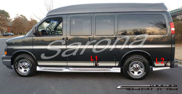 2003-2025 GMC Savanna Van Running Boards