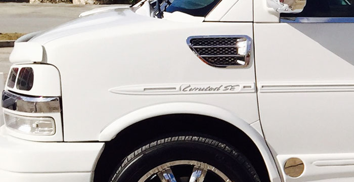 1996-2025 GMC Savanna Van Side Vents 1996-2025 GMC Savanna Van Side Vents