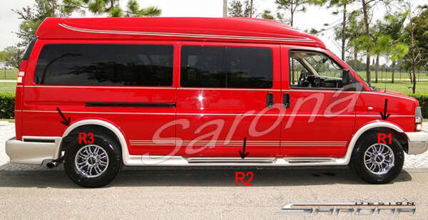 2003-2025 GMC Savanna Van Running Boards