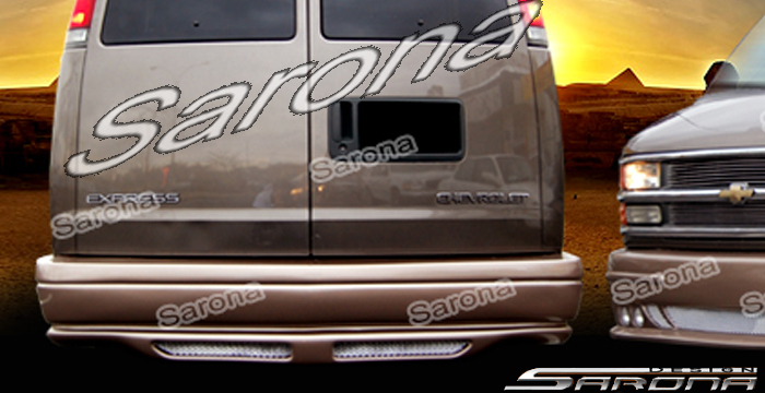 1996-2025 GMC Savanna Van Rear Bumper 1996-2025 GMC Savanna Van Rear Bumper