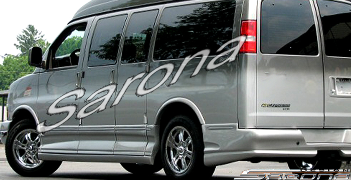 2003-2025 GMC Savanna Van Side Skirts 2003-2025 GMC Savanna Van Side Skirts