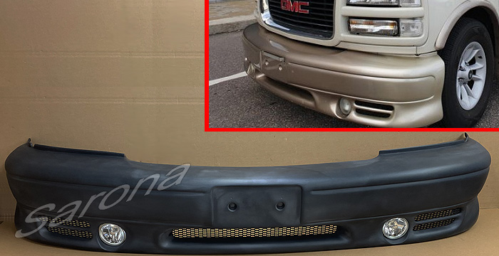 1996-2002 GMC Savanna Van Front Bumper 1996-2002 GMC Savanna Van Front Bumper