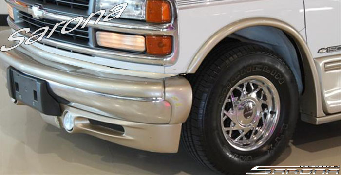 1996-2002 GMC Savanna Van Front Add-On 1996-2002 GMC Savanna Van Front Add-On