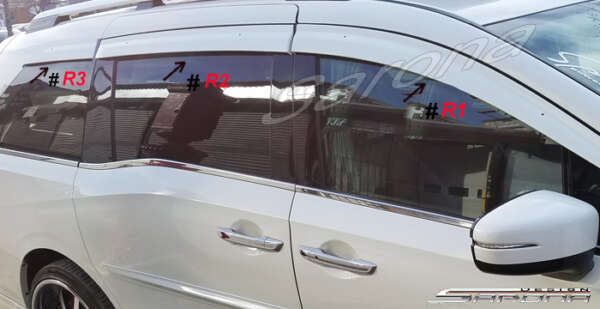 2011-2017 Honda Odyssey Rain Visors