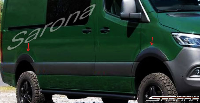 2019-2023 Mercedes-Benz Sprinter Fender Flares 2019-2023 Mercedes-Benz Sprinter Fender Flares