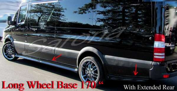 2007-2018 Mercedes-Benz Sprinter Side Skirts