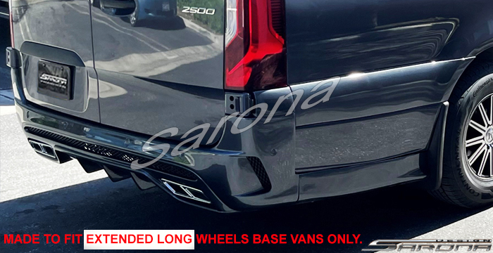 2019-2025 Mercedes-Benz Sprinter Rear Bumper