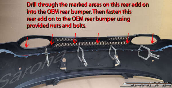 2003-2010 Bentley Continental GT Rear Add-On