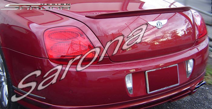 2003-2011 Bentley Continental GTC Trunk Wing 2003-2011 Bentley Continental GTC Trunk Wing