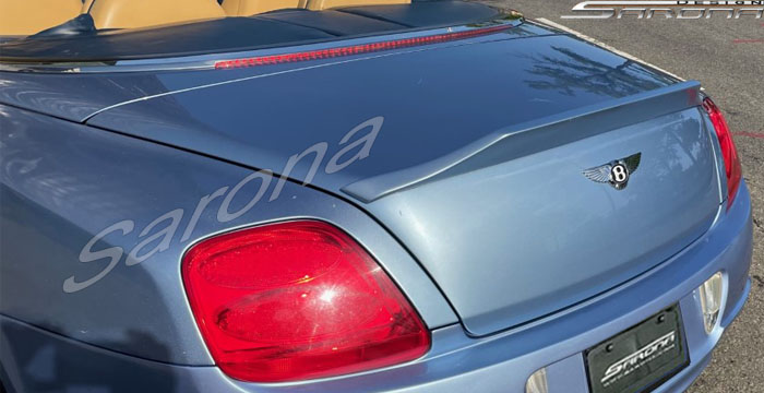 2003-2011 Bentley Continental GTC Trunk Wing 2003-2011 Bentley Continental GTC Trunk Wing