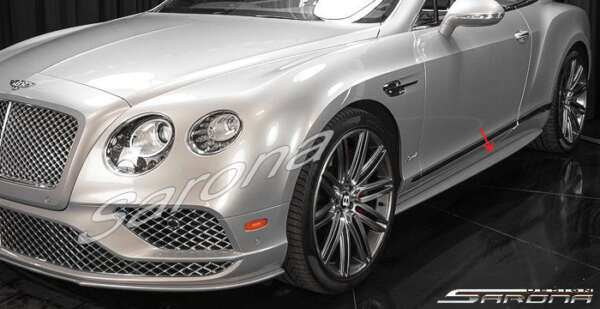 2012-2016 Bentley Continental GTC Side Skirts