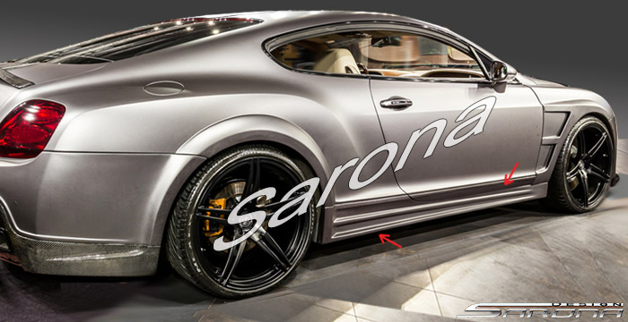 2004-2011 Bentley Continental GT Side Skirts 2004-2011 Bentley Continental GT Side Skirts